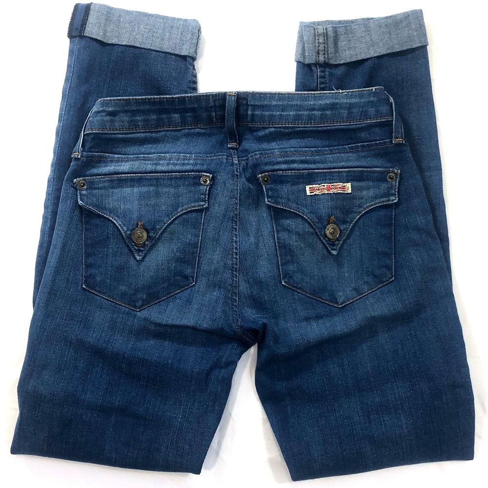 HUDSON BACARA Crop Straight Cuffed Jeans SZ 24 - Picture 3 of 12